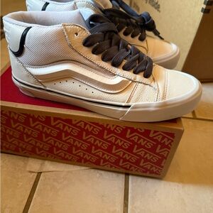 Vans White High-Top Sneakers